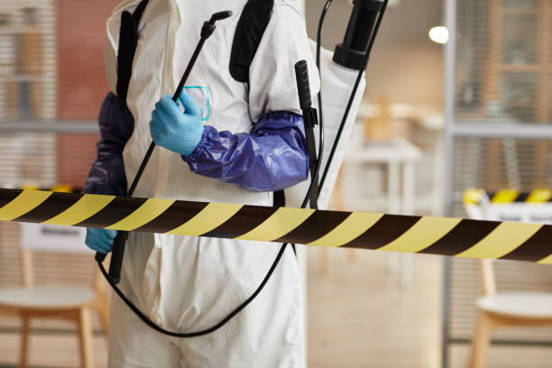 Professional Biohazard Cleanup technician working in Haverhill, NH